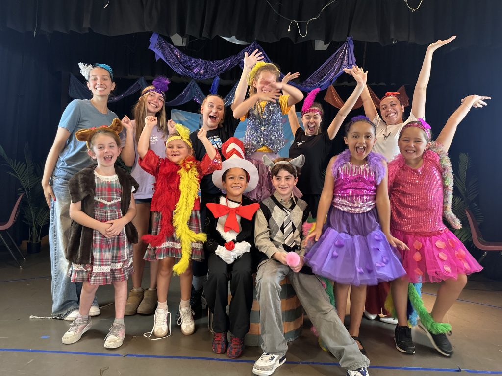 Kids participating in a musical theater class at Kids On Stage in Santa Monica
